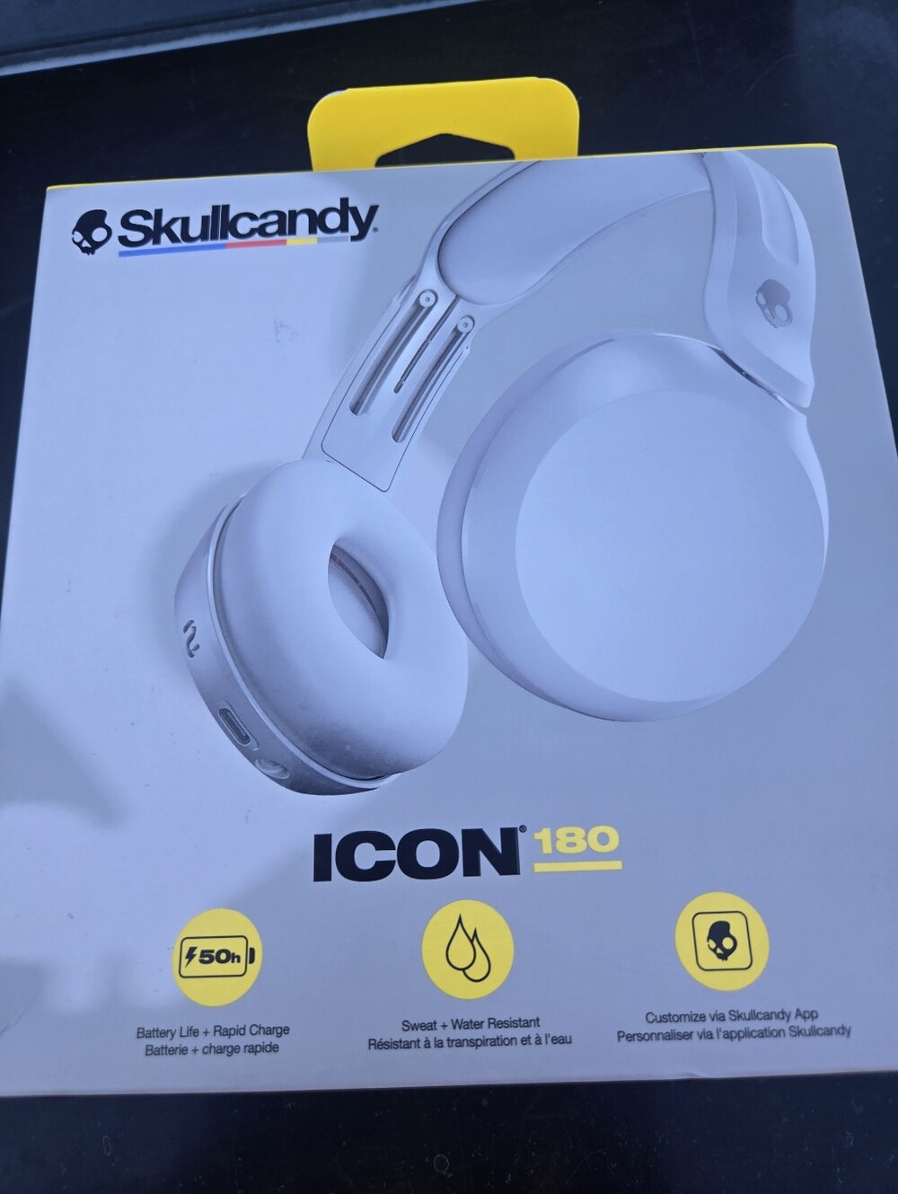 Skullcandy ICON 180 Wireless Headphones in CONCRETE
